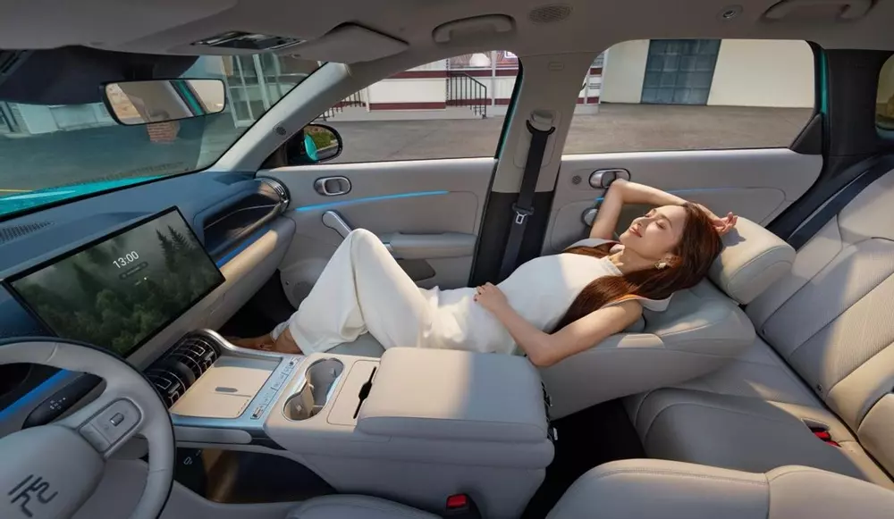 BYD Atto 3 2026 được trang bị ghế phụ lái Queen Seat có thể ngả về phía sau BYD Atto 3 2026 được trang bị ghế phụ lái Queen Seat có thể ngả về phía sau