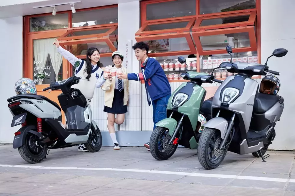 Xe máy điện Honda ICON e: tiếp tục được giảm giá xuống còn 22 triệu đồng - Ảnh 1. Xe máy điện Honda ICON e: tiếp tục được giảm giá xuống còn 22 triệu đồng - Ảnh 1.